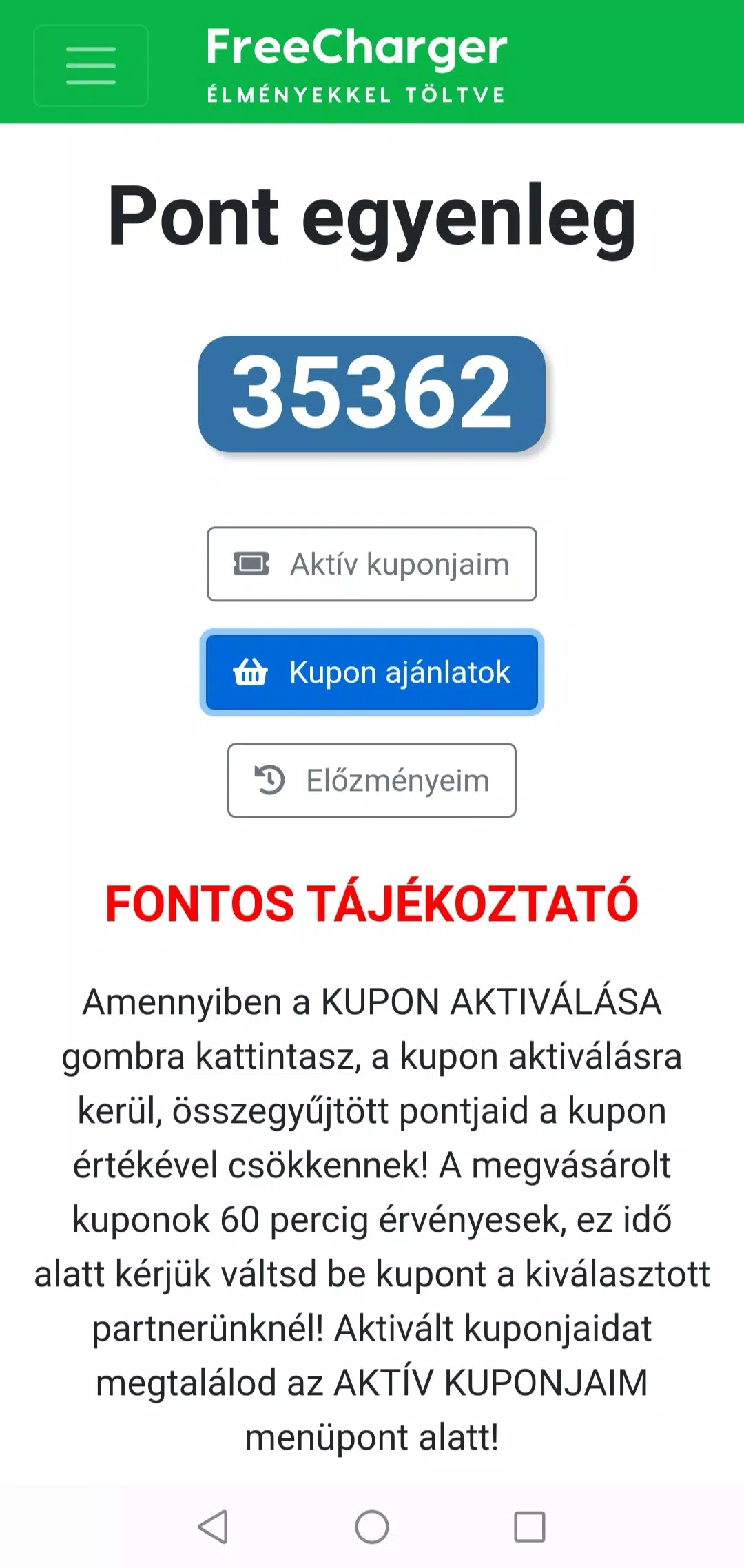 FreeCharger  Screenshot 2