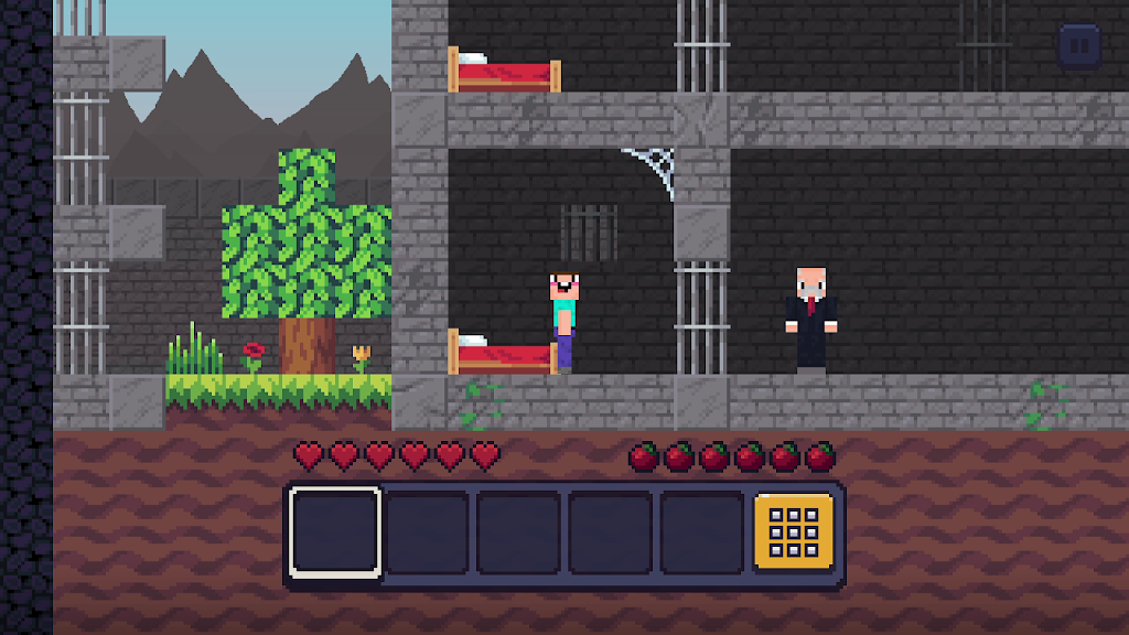 Noob Miner: Escape from prison  Screenshot 1
