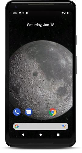 Moon 3D Live Wallpaper  Screenshot 2