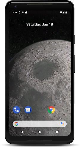 Moon 3D Live Wallpaper  Screenshot 1
