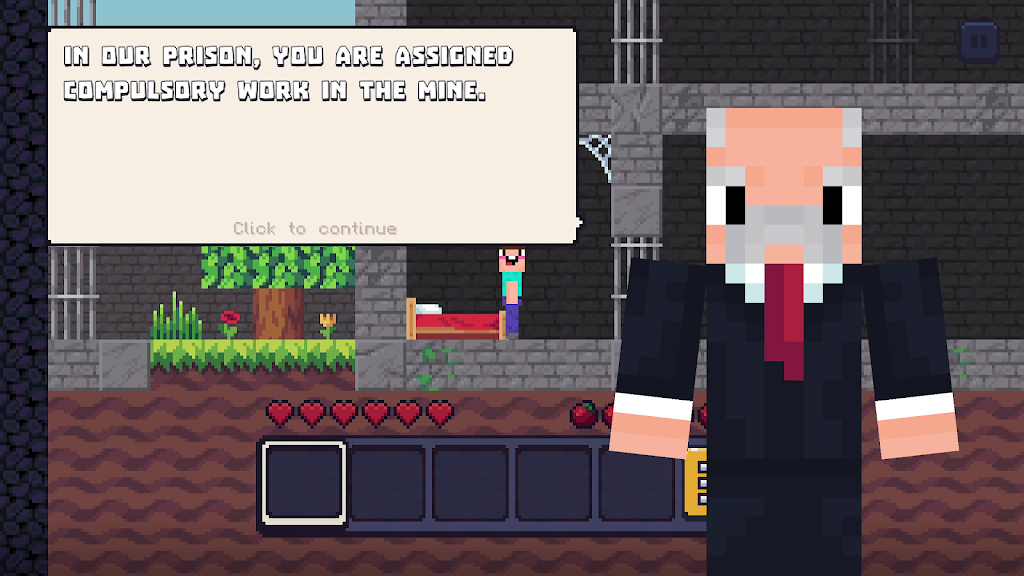 Noob Miner: Escape from prison  Screenshot 2