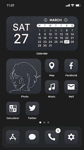 Wow Black Theme  - Icon Pack  Screenshot 15