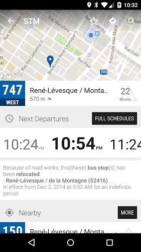 Montreal STM Bus - MonTransit  Screenshot 2