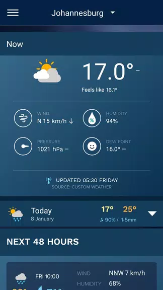 AfricaWeather  Screenshot 3