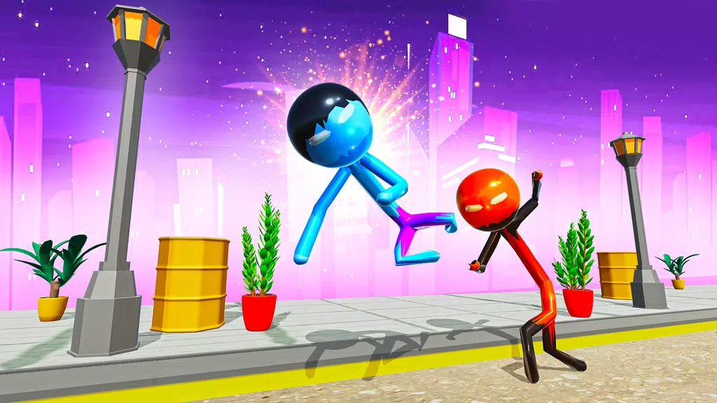 Stickman Ninja Fight: Ropehero  Screenshot 4