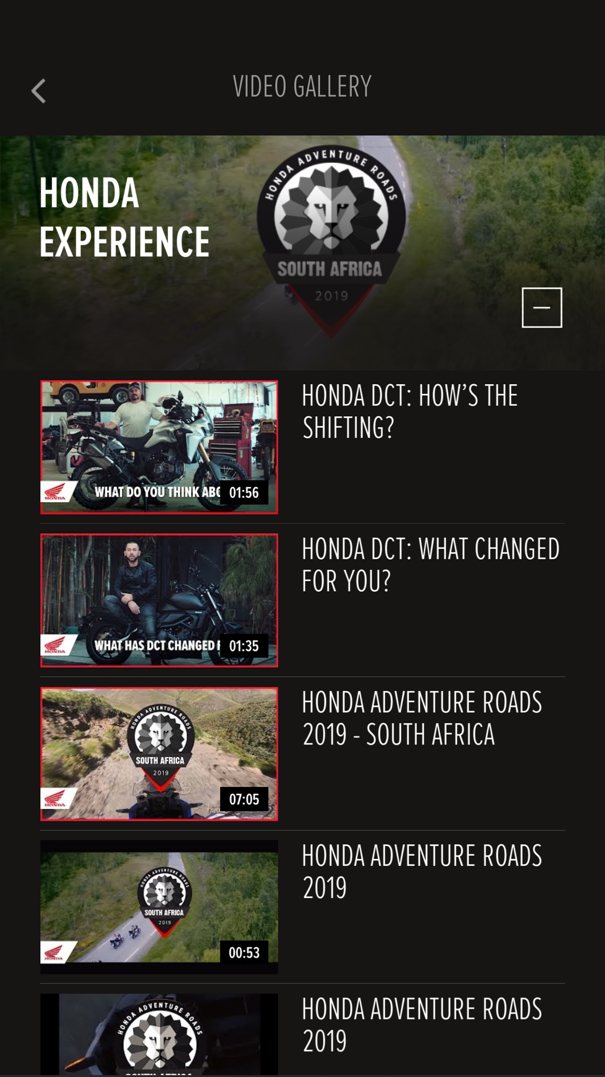 Honda Motorcycles Europe  Screenshot 7