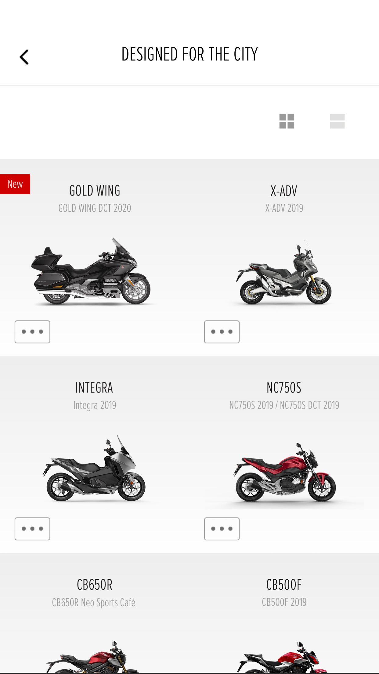 Honda Motorcycles Europe  Screenshot 2