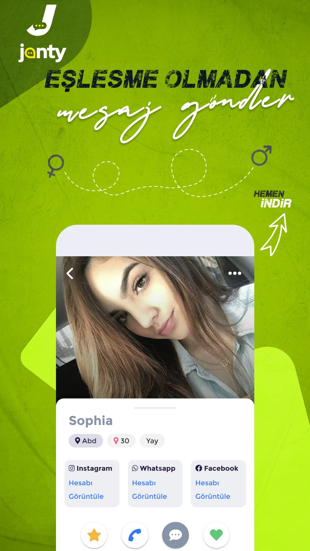 Janty Arkadaş Sevgili Bul Screenshot 5