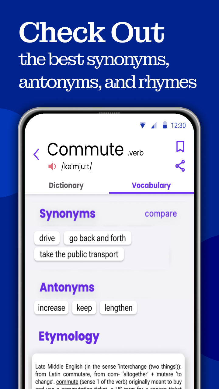 English Dictionary : Thesaurus  Screenshot 3