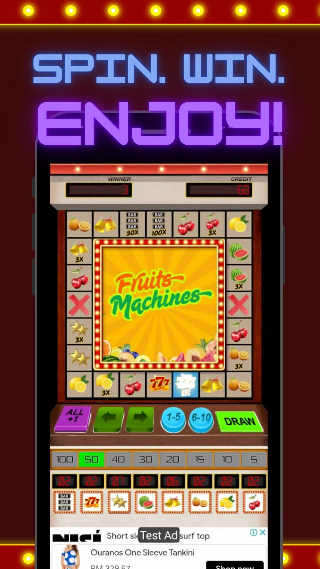 Fruits Machines Screenshot 2