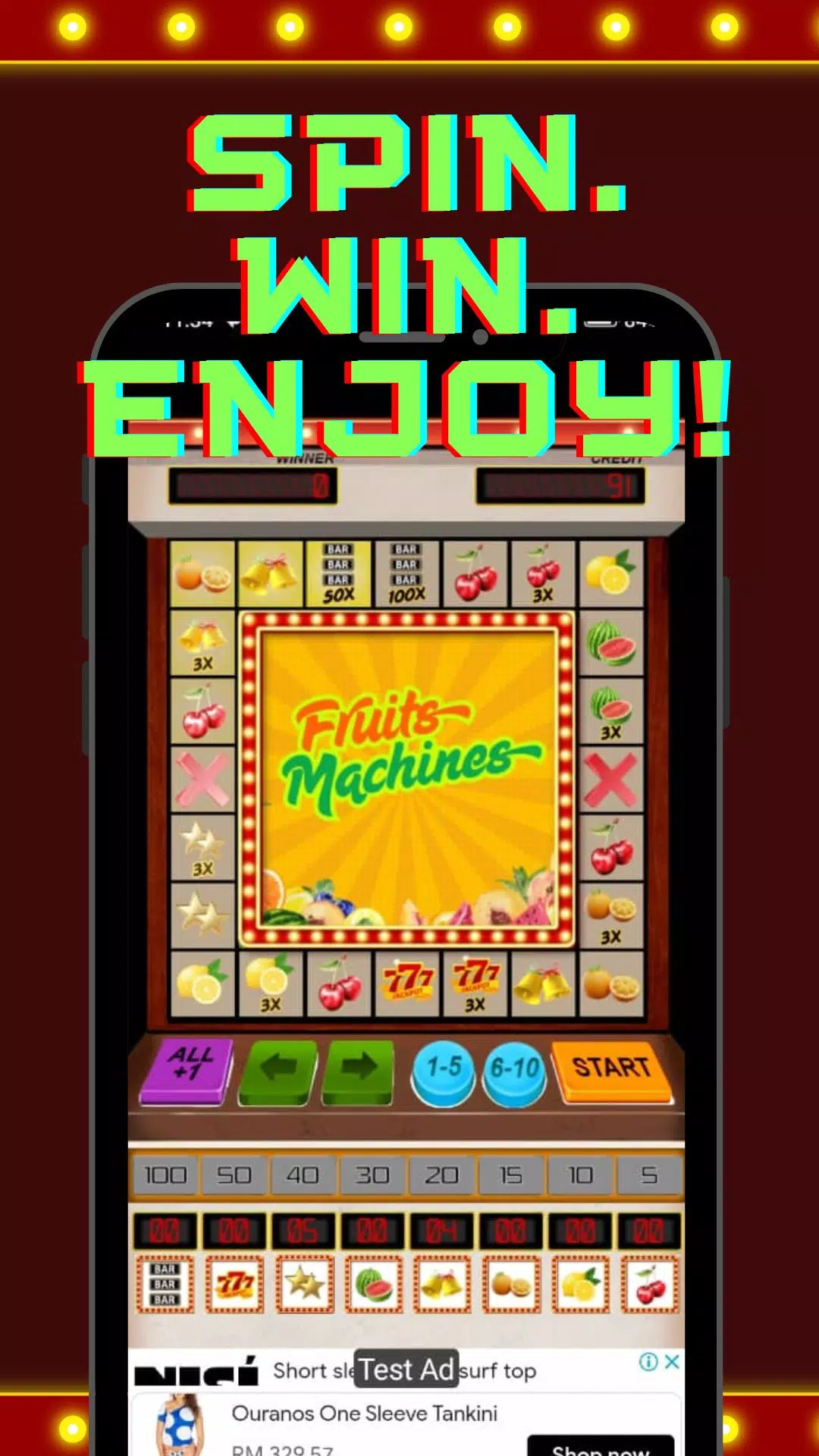Fruits Machines Screenshot 5