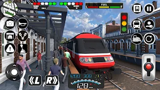 City Train Driver Simulator 3D Screenshot 1