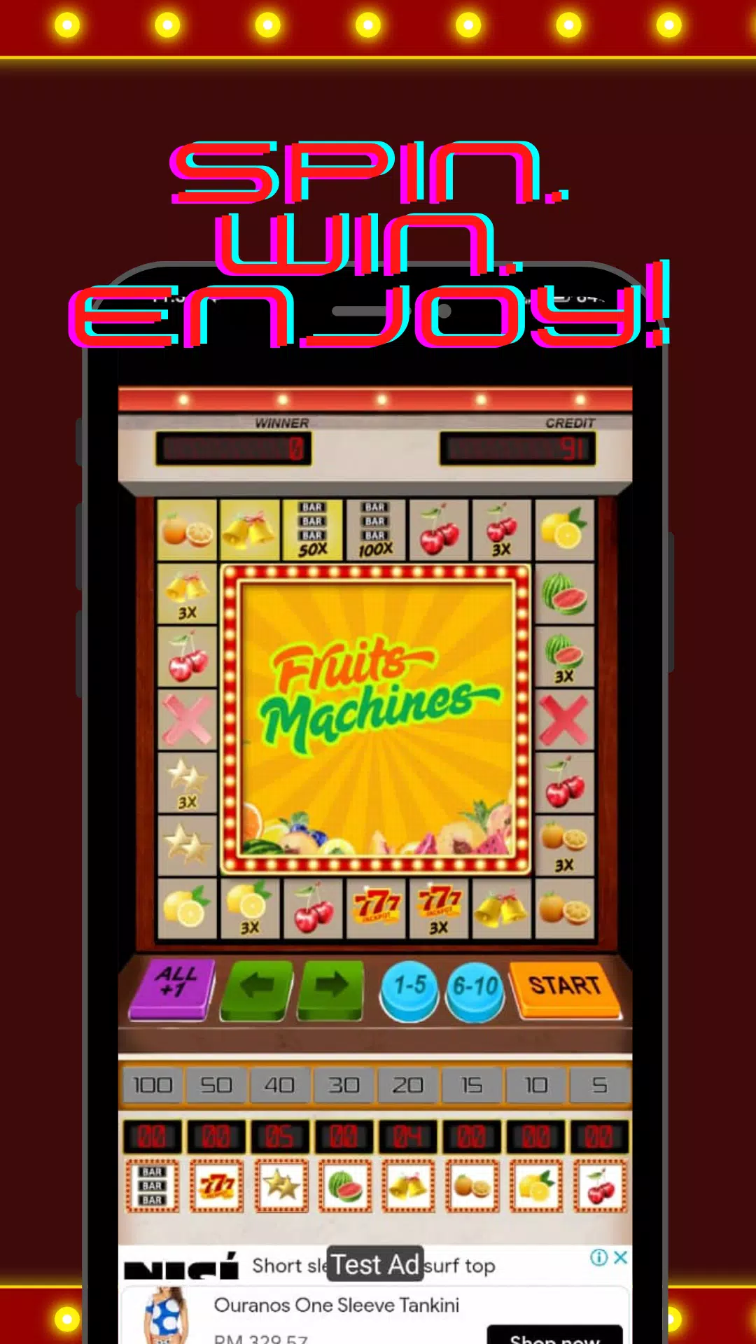 Fruits Machines Screenshot 3