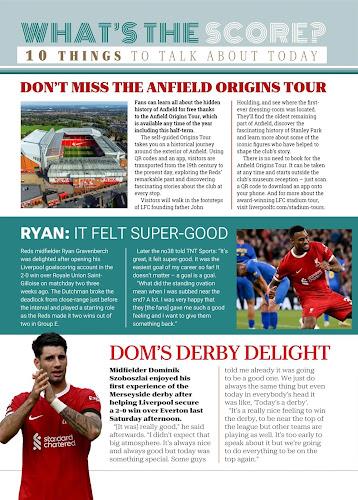 Liverpool FC Programme Screenshot 12