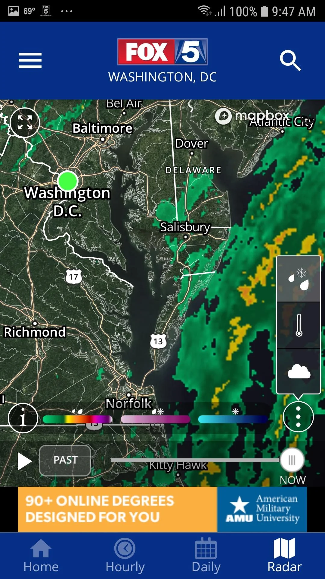 FOX 5 Washington DC: Weather Screenshot 4
