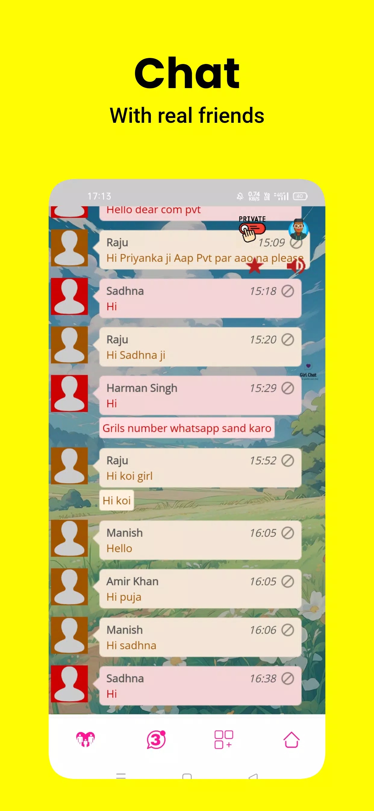 Ladki se baat karne wala App  Screenshot 2