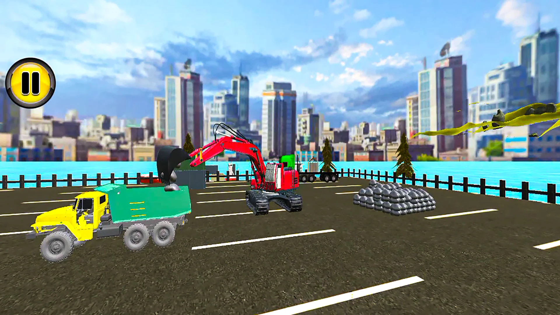 JCB Backhoe Loader Driving  Screenshot 3