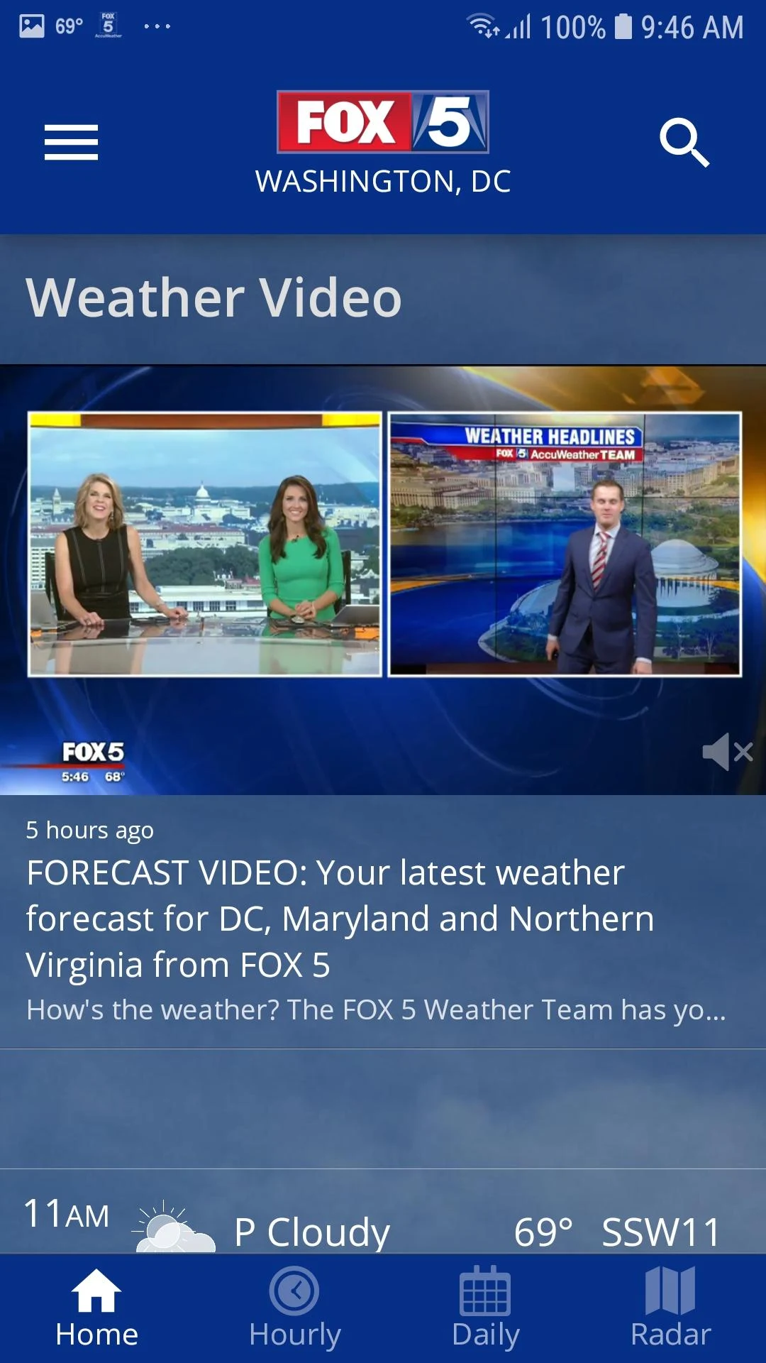 FOX 5 Washington DC: Weather Screenshot 2