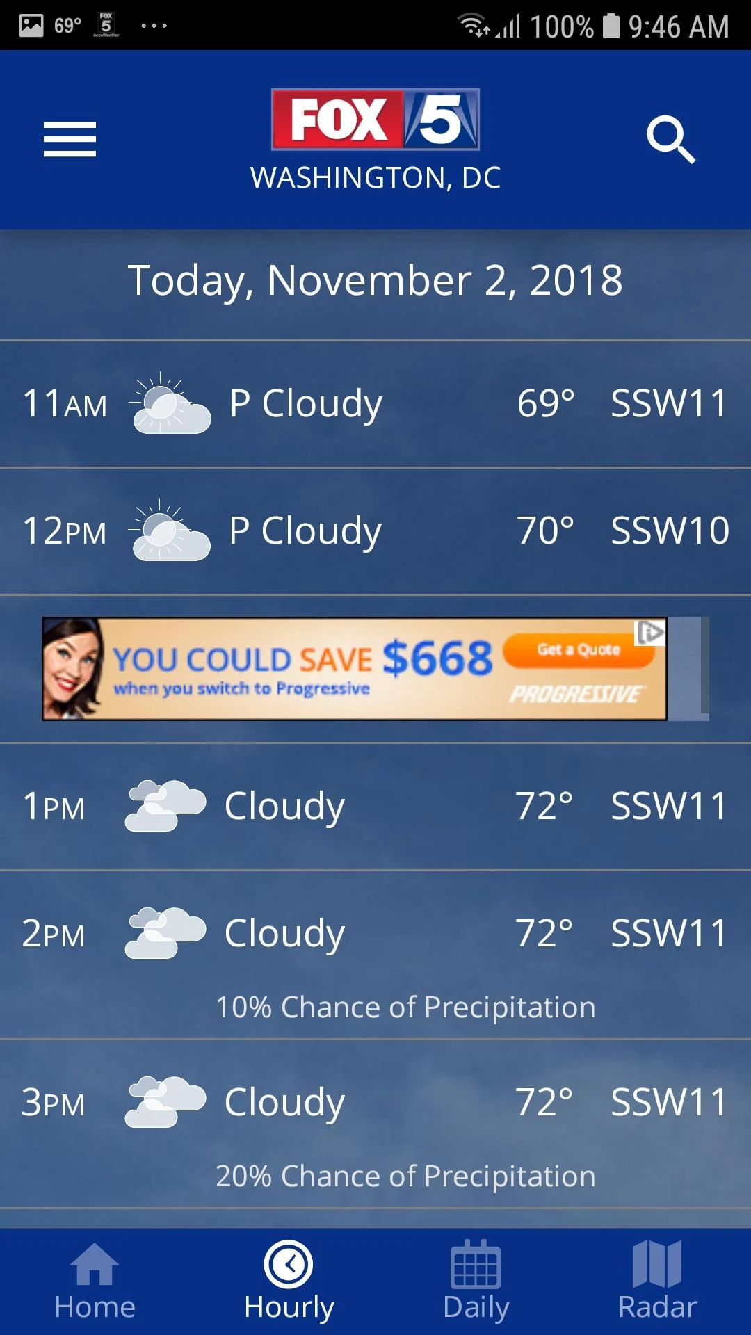 FOX 5 Washington DC: Weather Screenshot 3