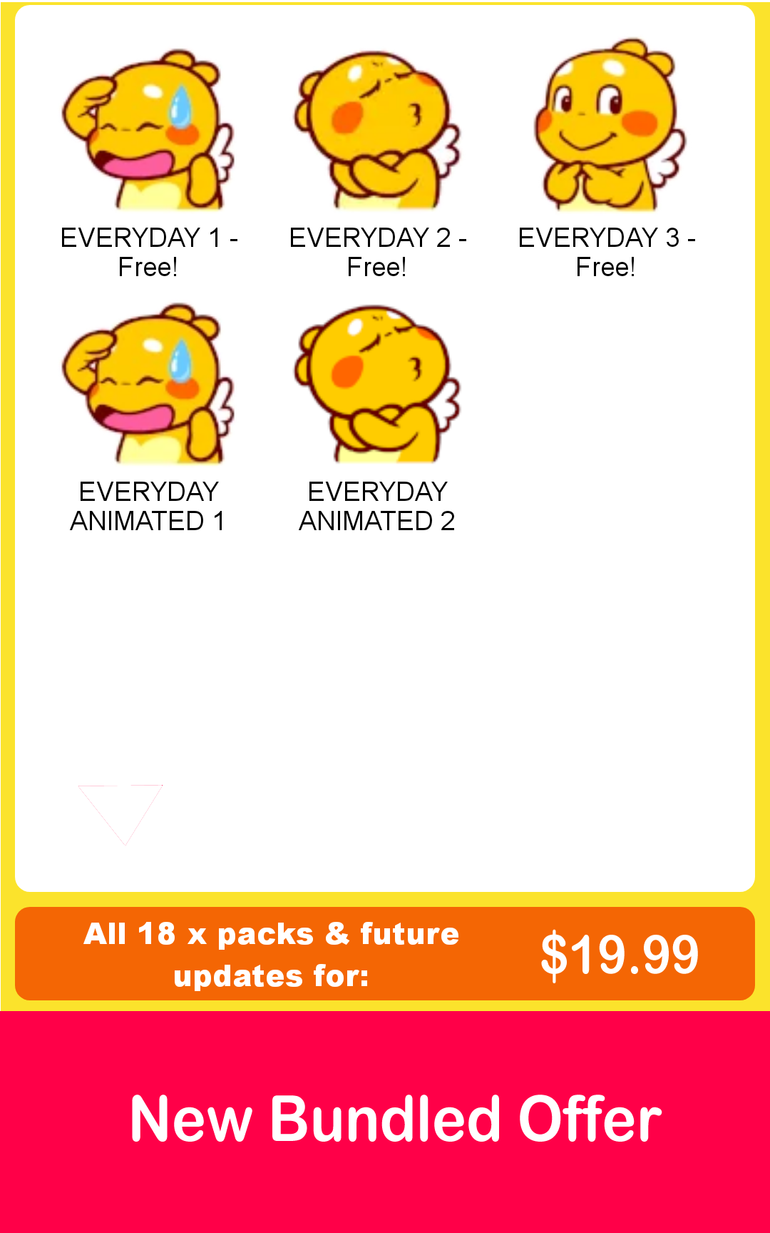 QooBee Agapi WAStickerApp Screenshot 4