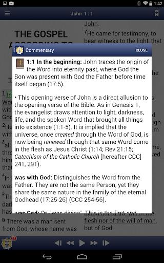 Catholic Study Bible App  Screenshot 19