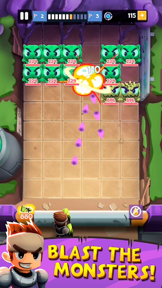Gun Blast: Bricks Breaker!  Screenshot 1