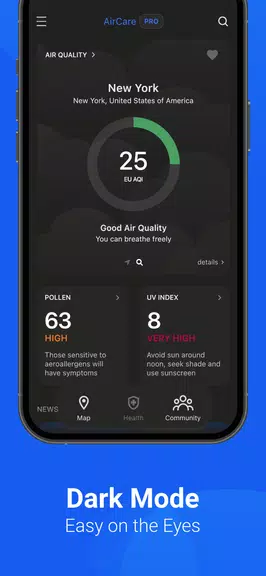 Air Quality & Pollen - AirCare  Screenshot 3