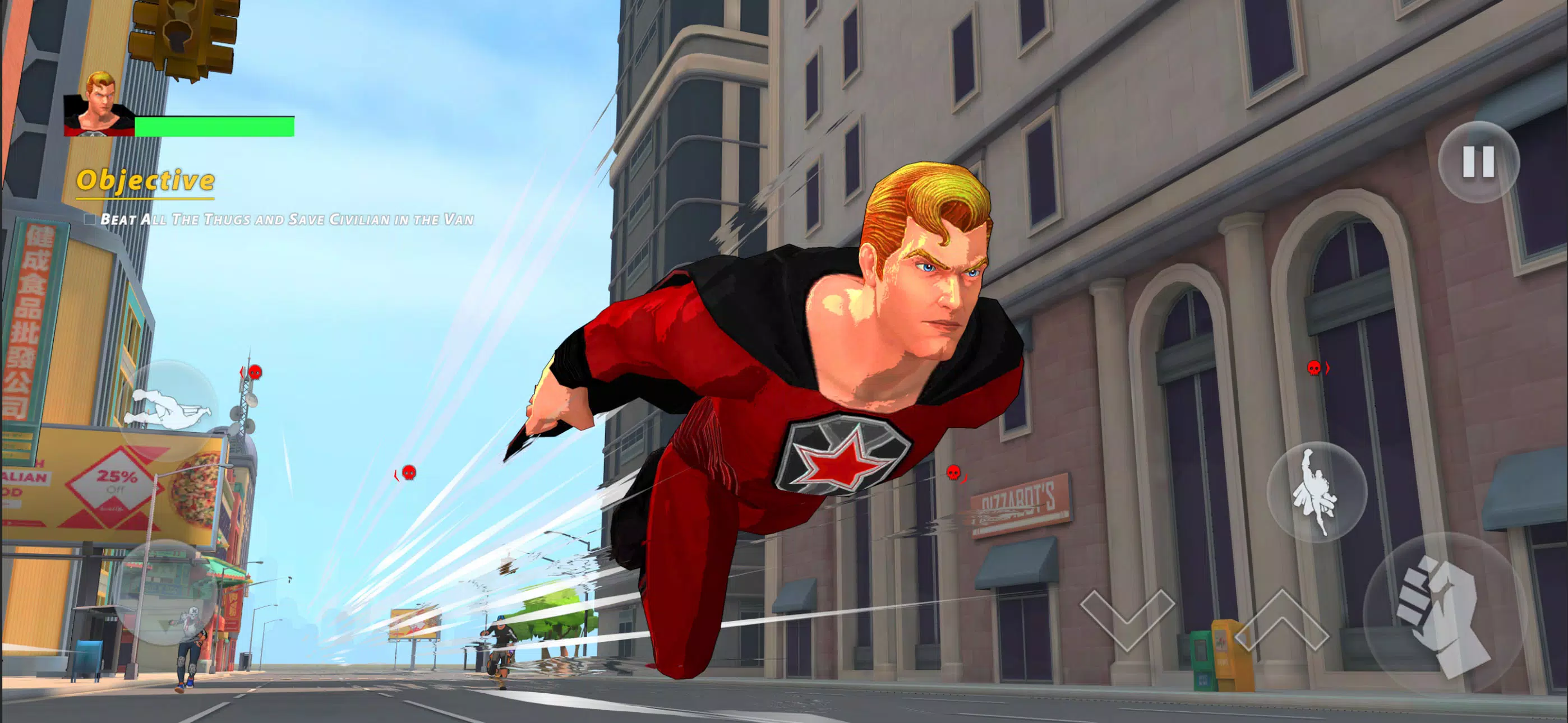 Flying Fuser Rope Fighter Hero  Screenshot 7