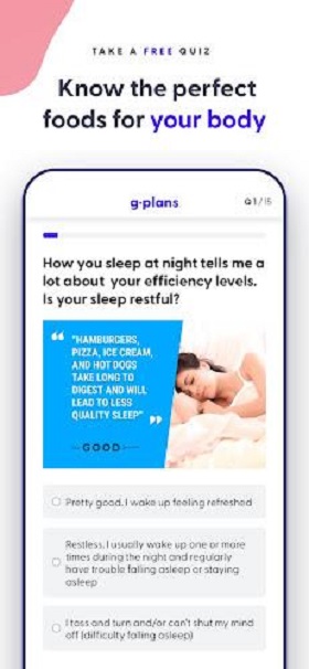 G-Plans: Customized Nutrition  Screenshot 5