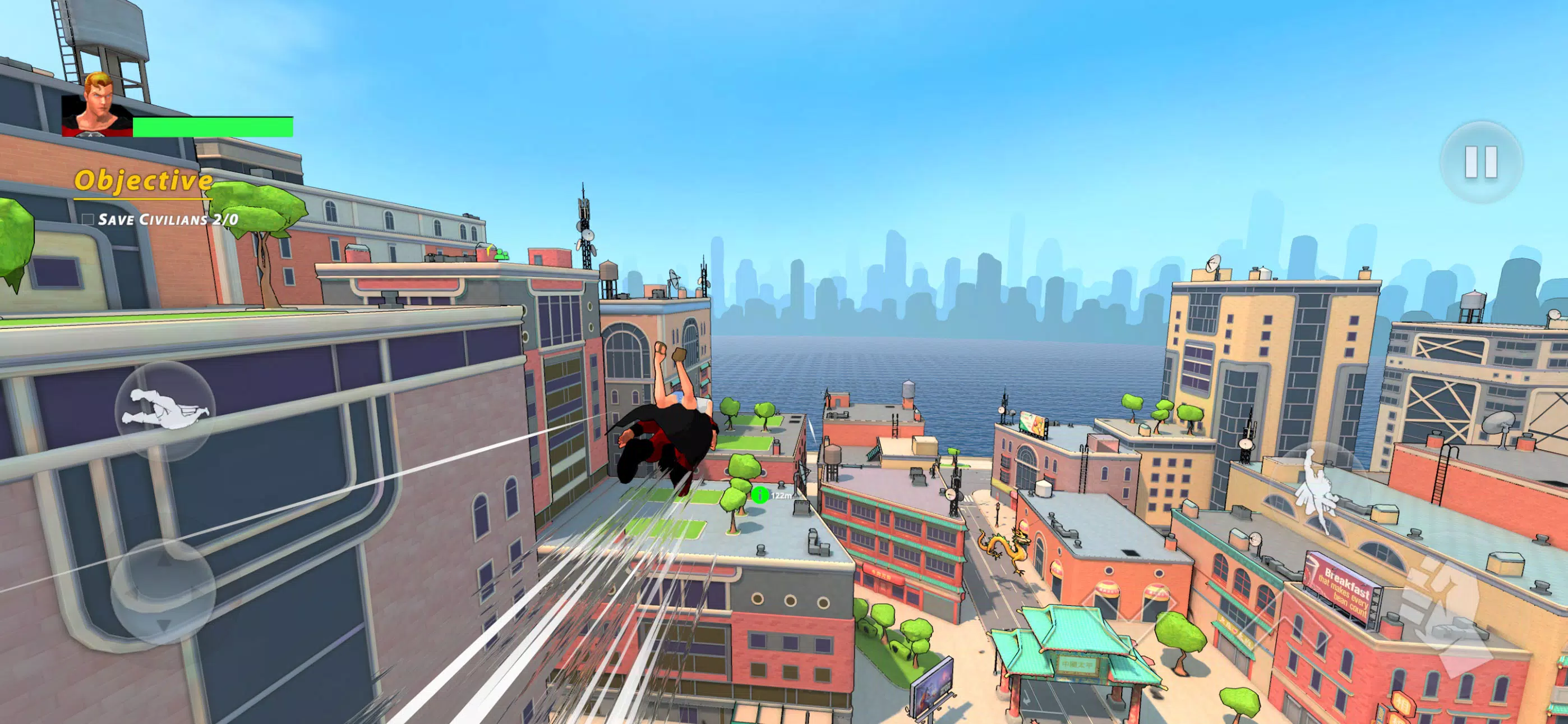Flying Fuser Rope Fighter Hero  Screenshot 4
