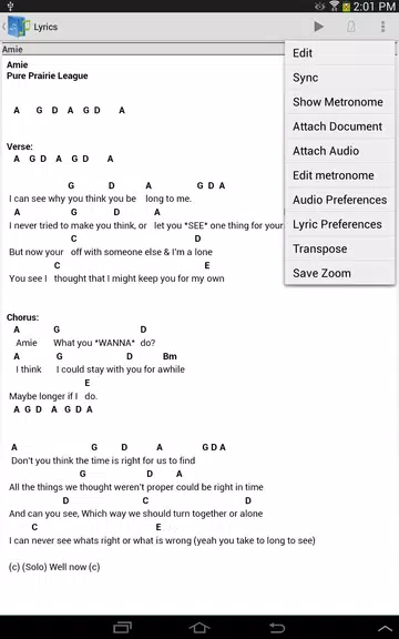 Setlist Helper and Song Book  Screenshot 4