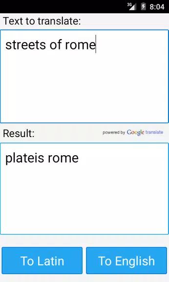 Latin English Translator  Screenshot 1