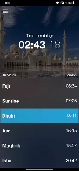 Azan - Prayer Times, Quran, Ki  Screenshot 1