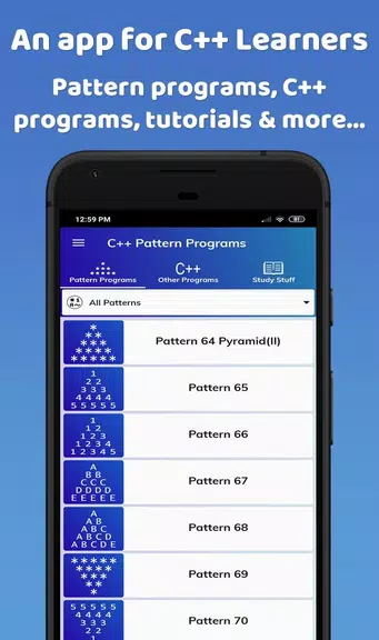 C++ Pattern Programs  Screenshot 1