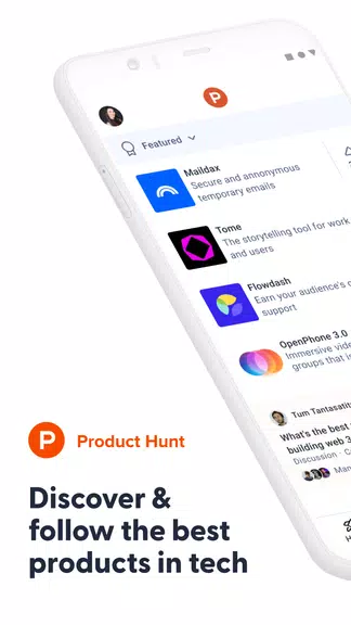 Product Hunt  Screenshot 1