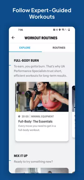 Map My Fitness Workout Trainer  Screenshot 1