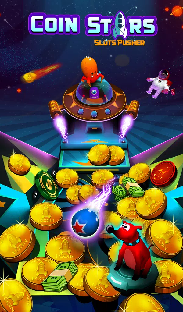 Space Blaze Coin Party Dozer Screenshot 4
