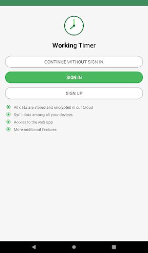 Working Timer - Timesheet Screenshot 9