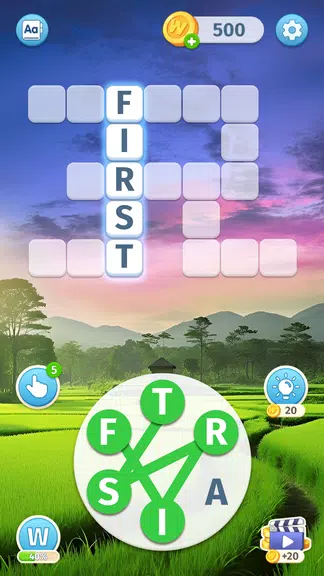Sky Words: Word Game  Screenshot 1