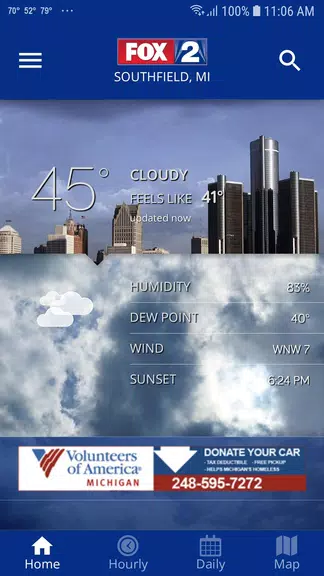 FOX 2 Detroit: Weather & Radar  Screenshot 1