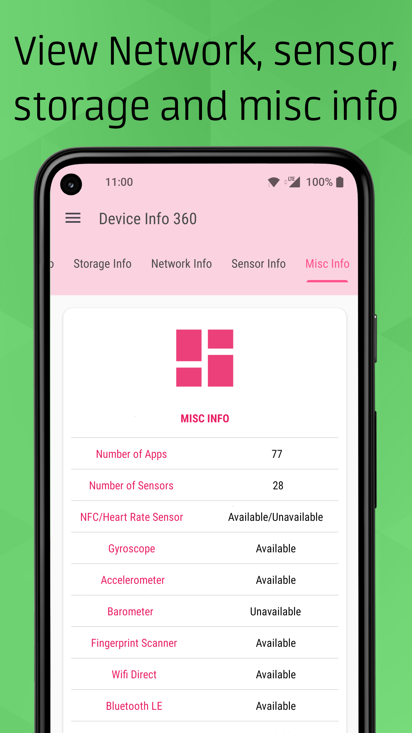 Device Info 360: Phone, Watch Screenshot 8