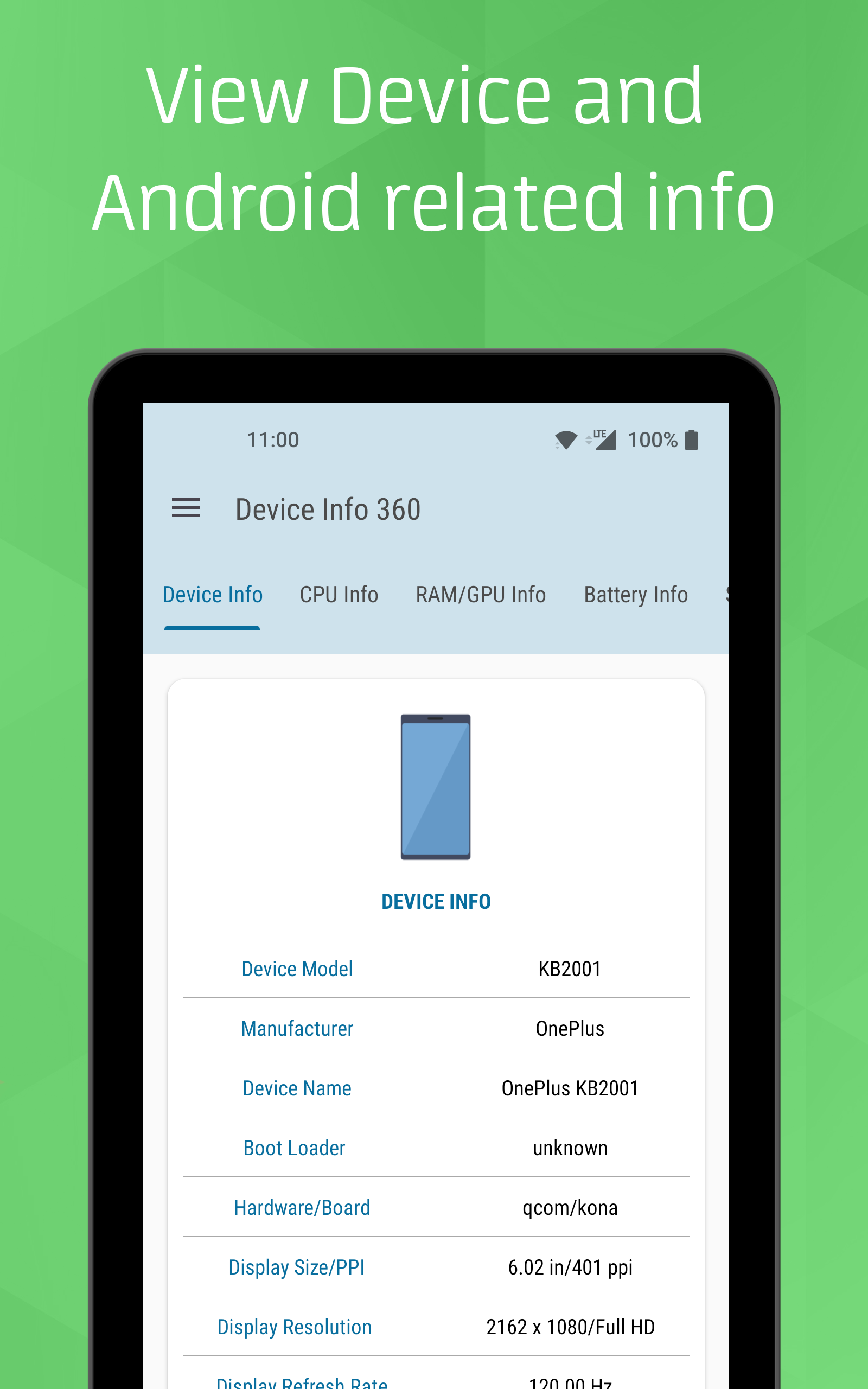 Device Info 360: Phone, Watch Screenshot 13