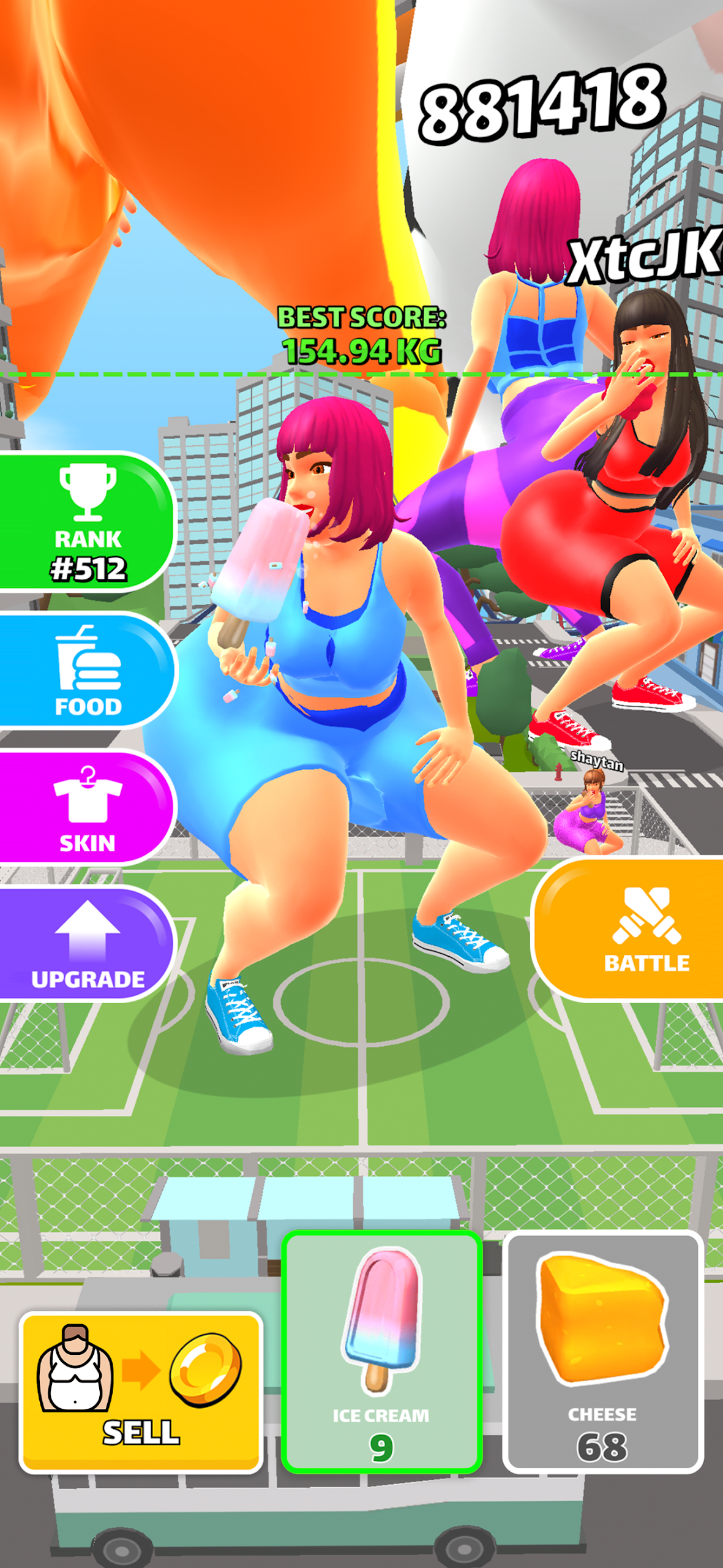 Eating Hero: Twerk Clicker  Screenshot 3