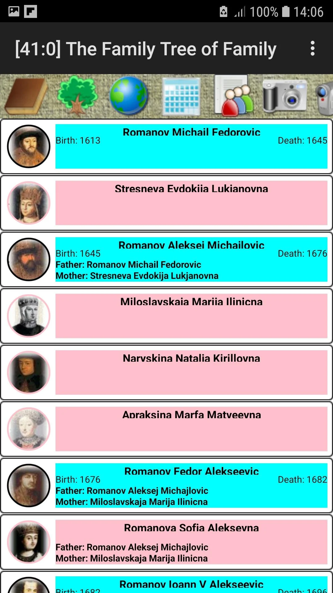 The Family Tree of Family Screenshot 1