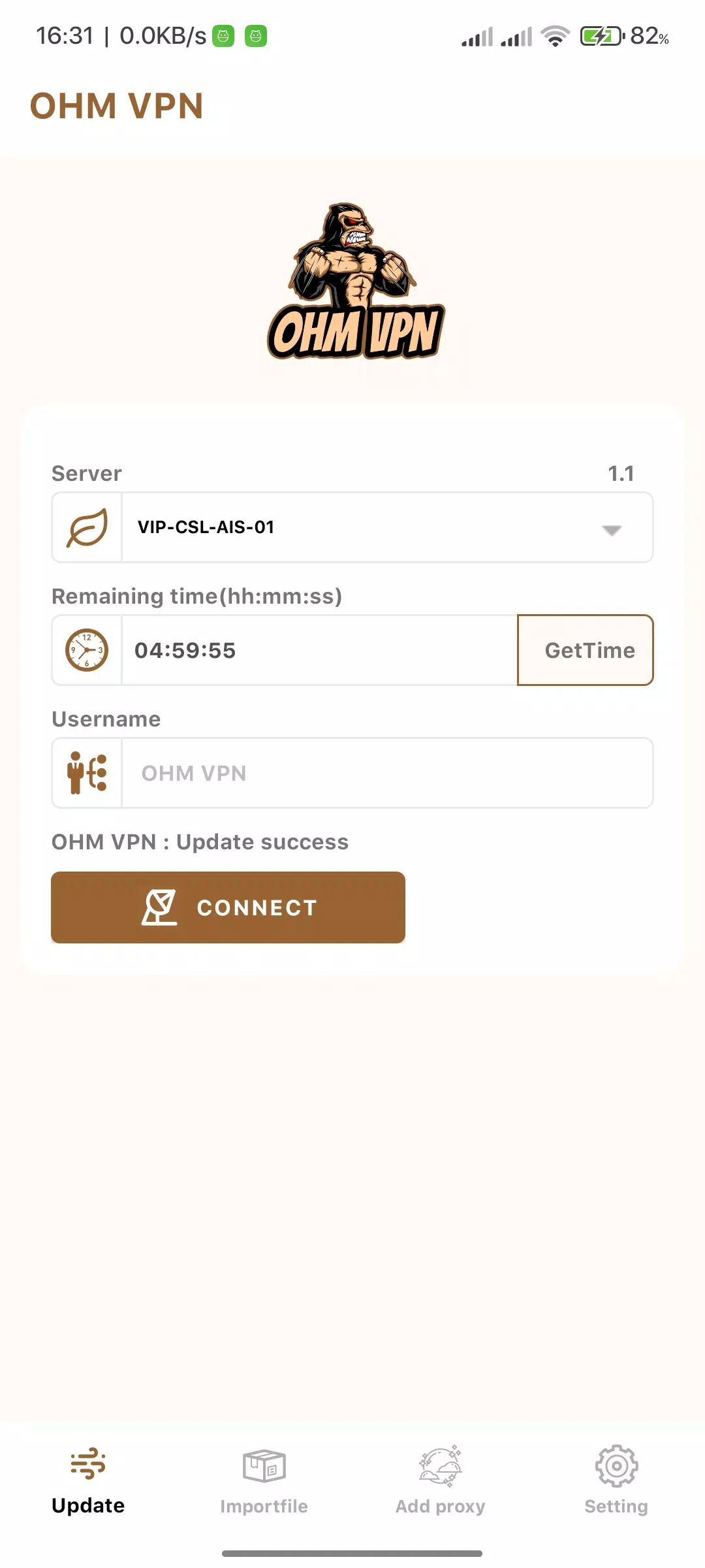 OHM VPN Screenshot 2