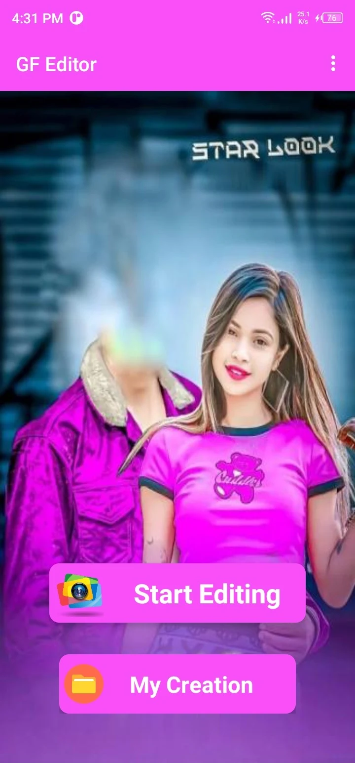 CB Girlfriend Photo Editor Screenshot 1