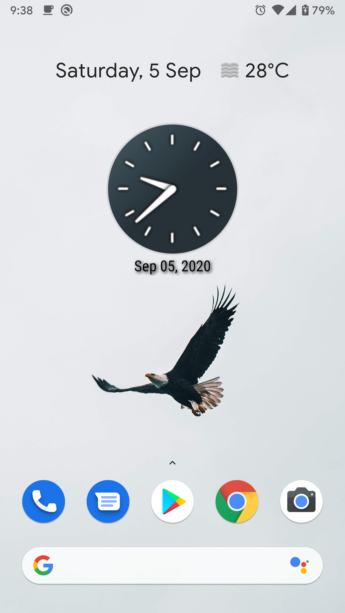 Clean Clock Widget  Screenshot 2