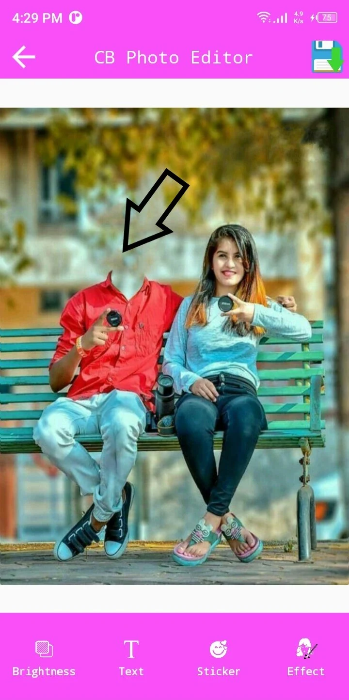 CB Girlfriend Photo Editor Screenshot 3