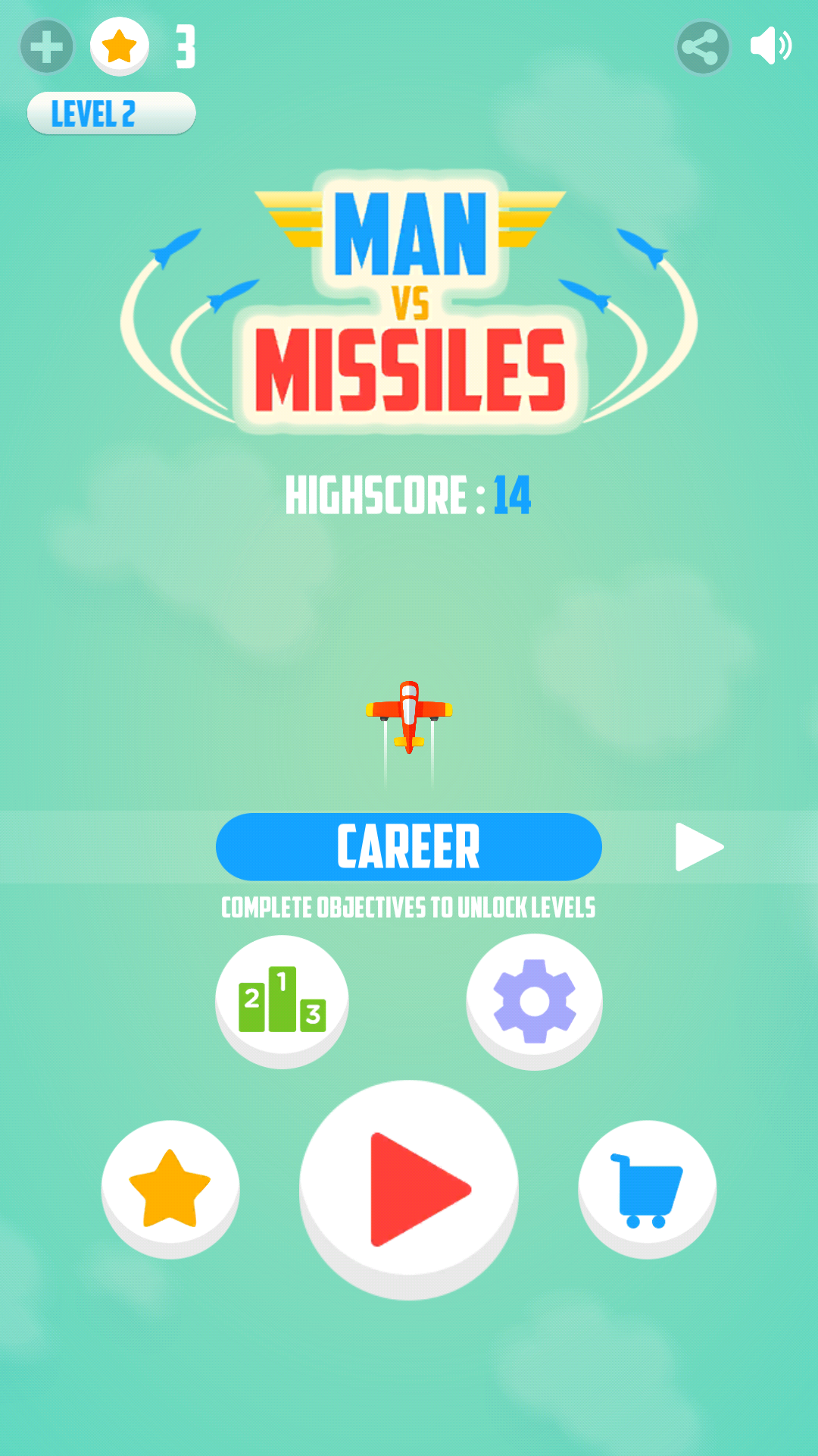 Man Vs. Missiles  Screenshot 1