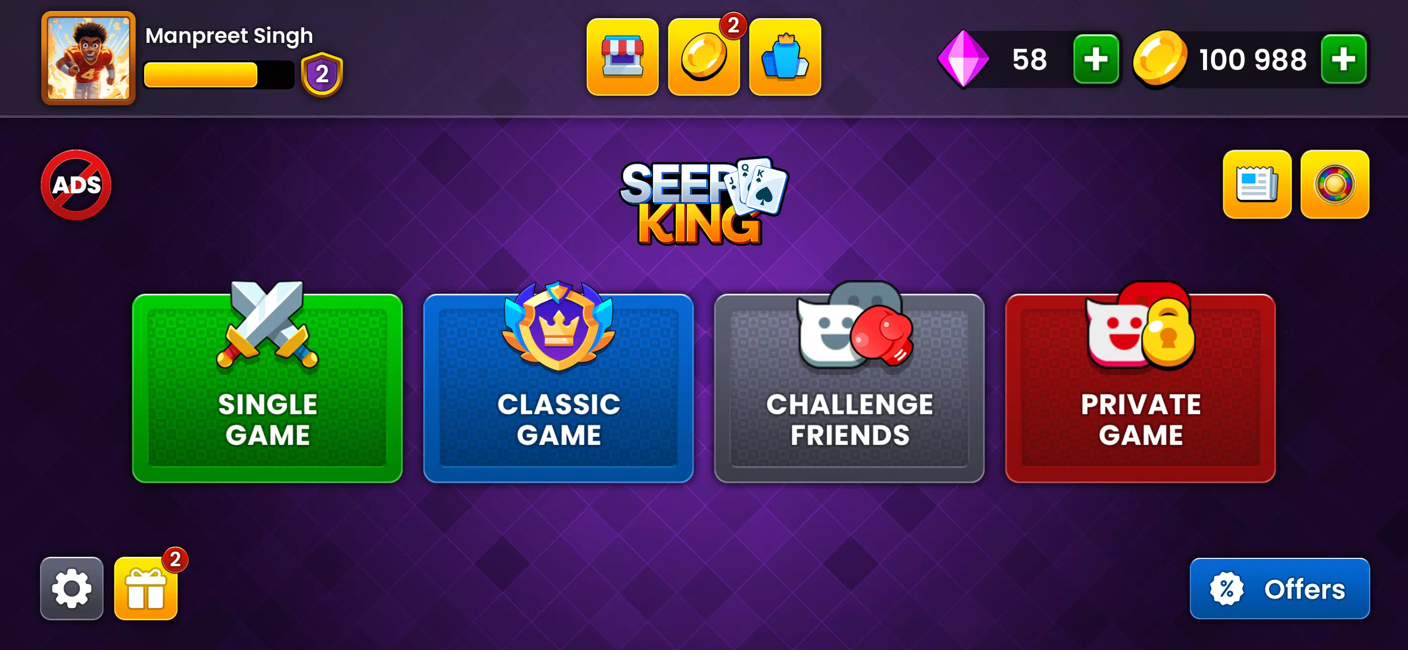 Seep King Online Card Game  Screenshot 4